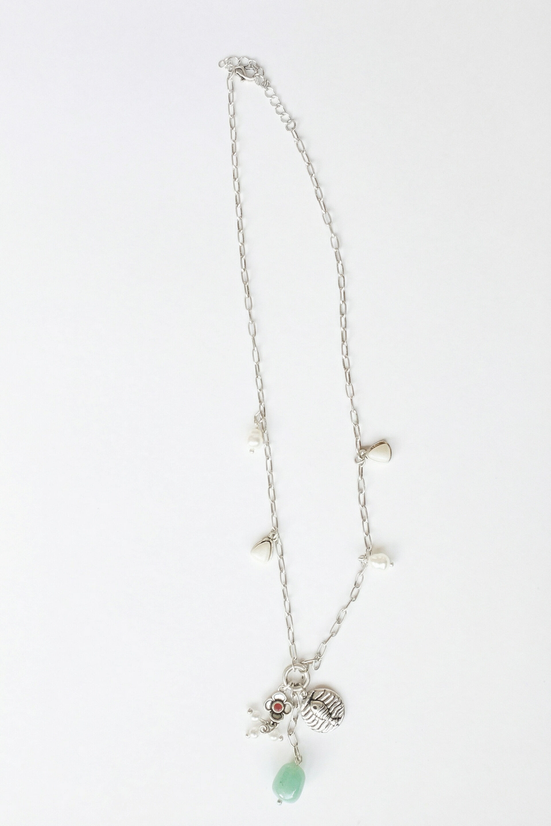 Fish Motif Charm Necklace, , image 3